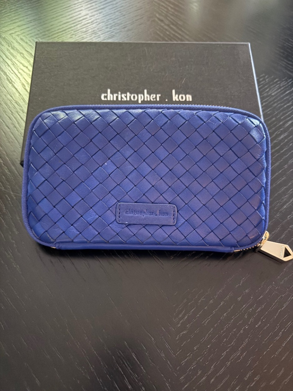 Christopher Kon wallet Aquamarine